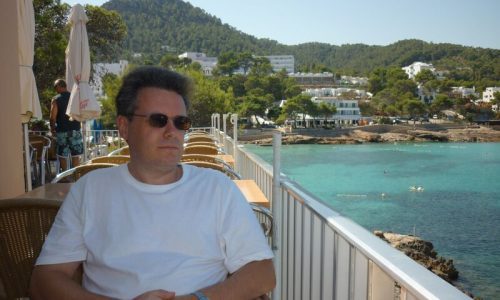 Andy Roden on holiday